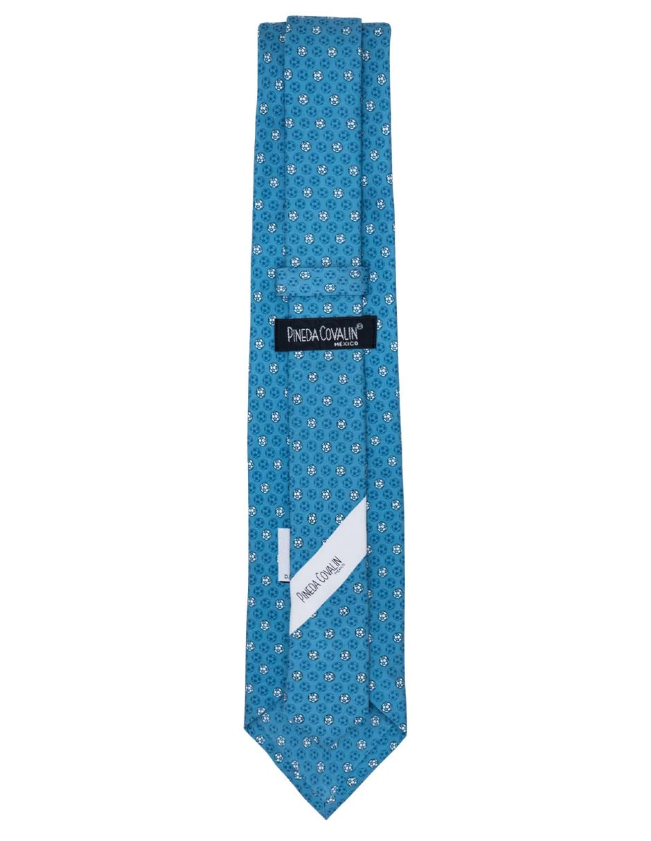 Corbata regular de seda estampado gráfico para hombre 2