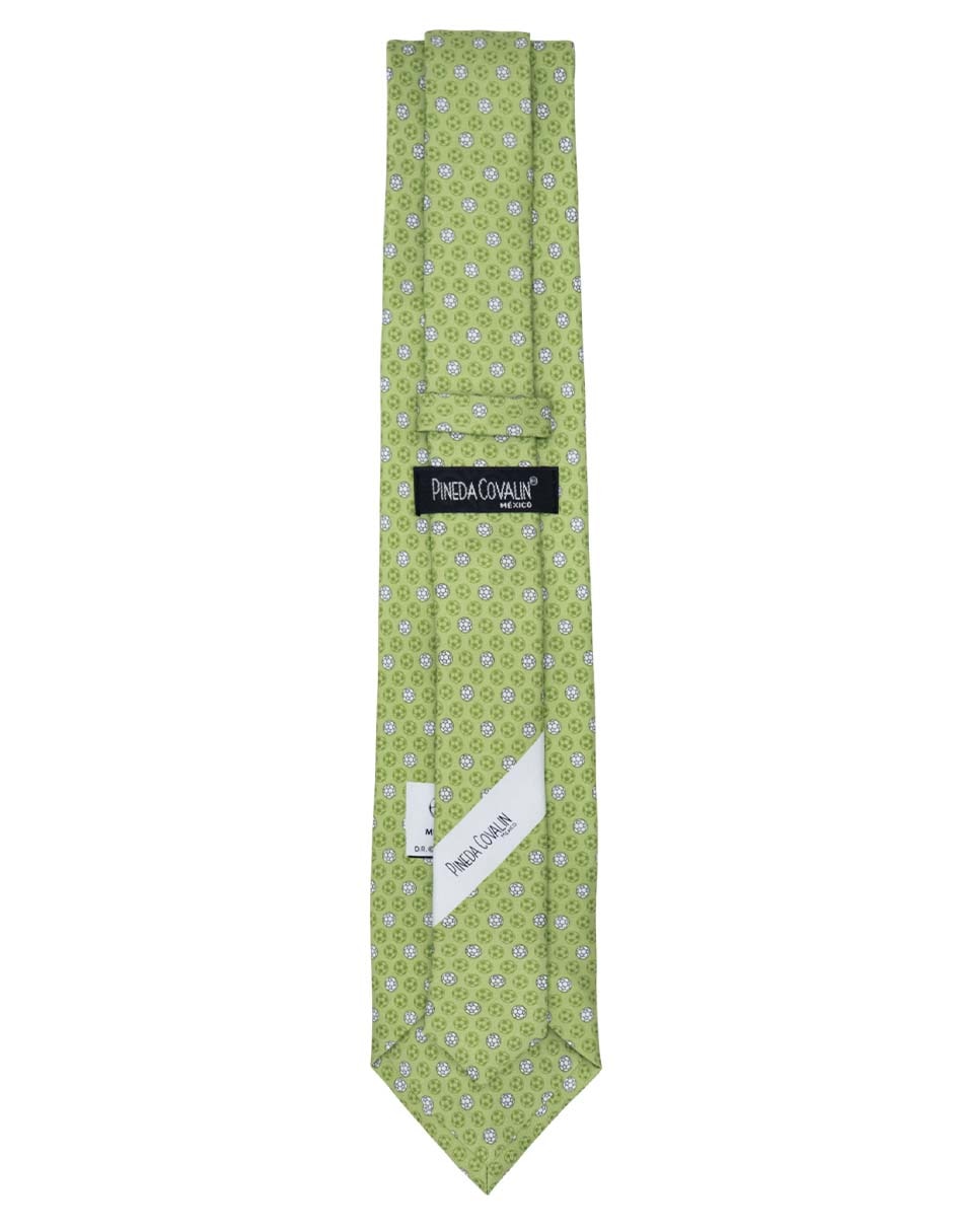 Corbata regular de seda estampada para hombre 4