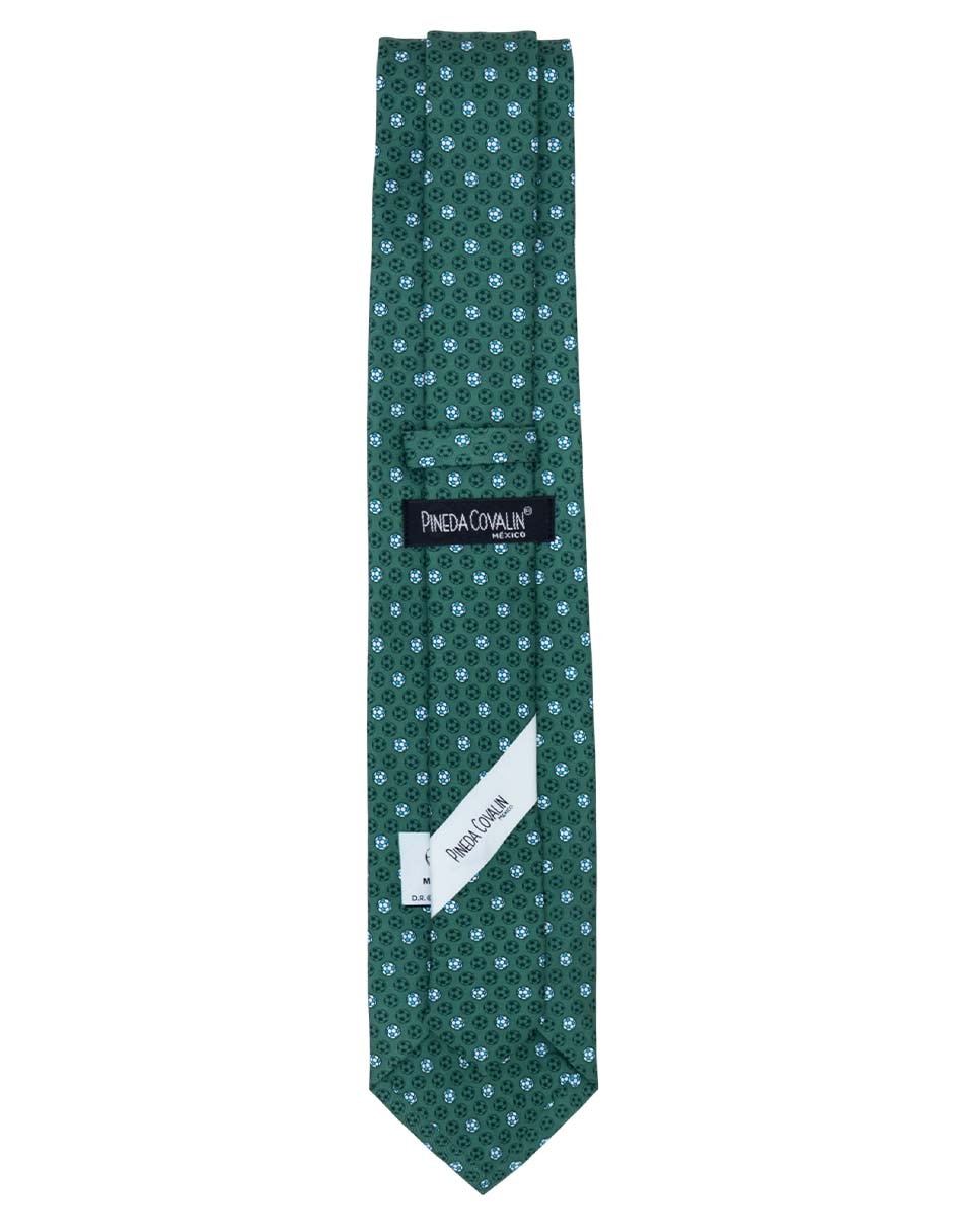 Corbata regular de seda estampado gráfico para hombre 2