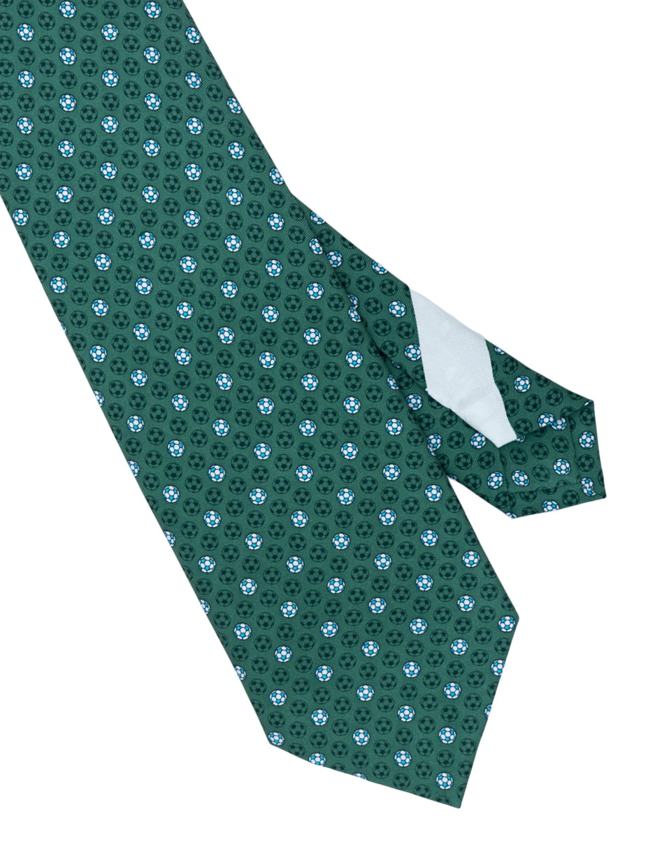 Corbata regular de seda estampado gráfico para hombre Corbata regular de seda estampado gráfico para hombre