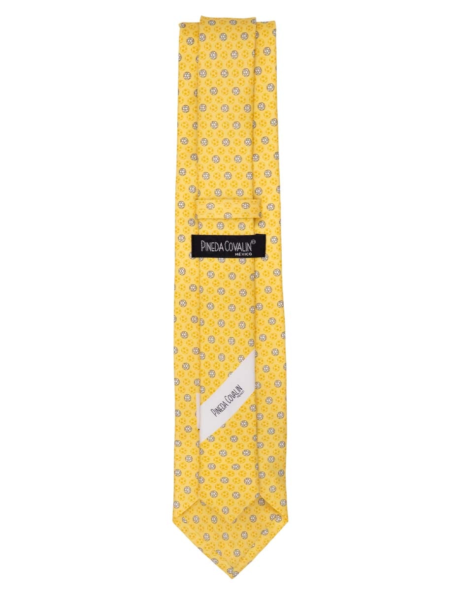 Corbata regular de seda estampada para hombre 4