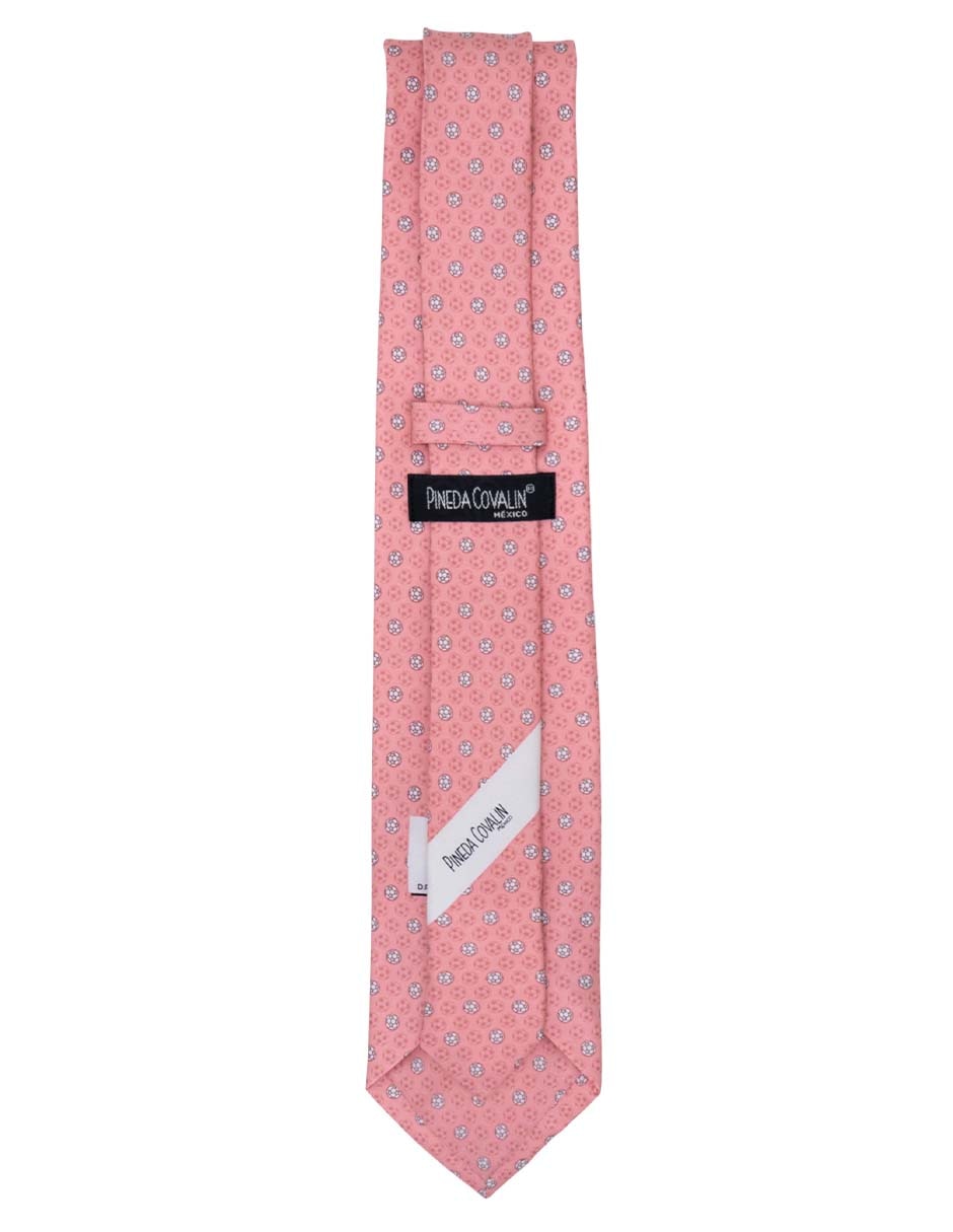 Corbata regular de seda estampado gráfico para hombre 2