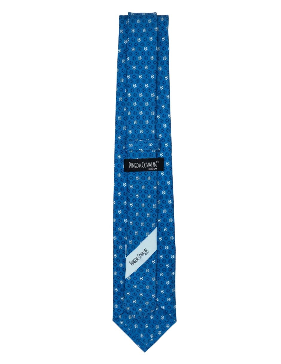 Corbata regular de seda estampado gráfico para hombre 2