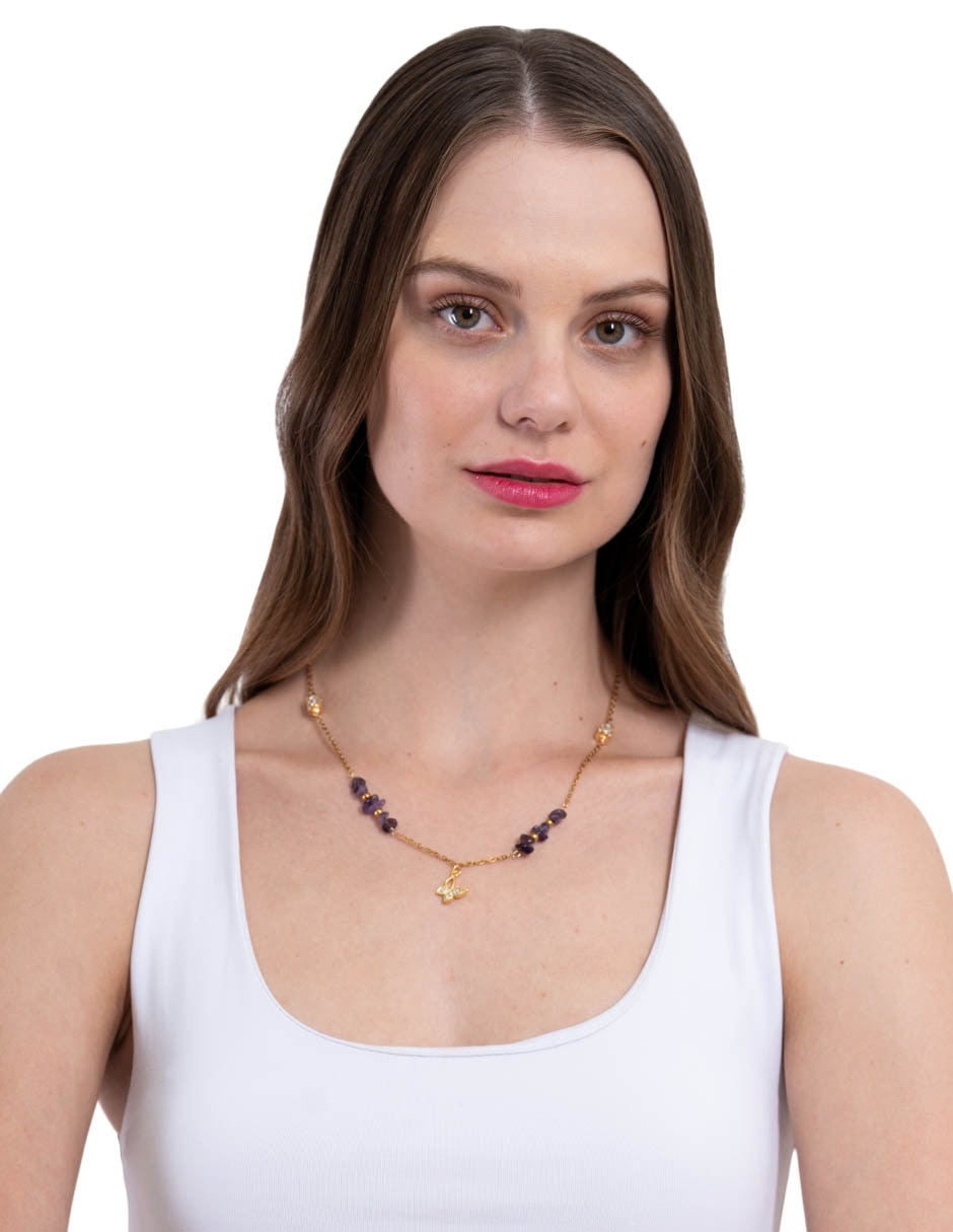 Collar de mariposa Pineda Covalin