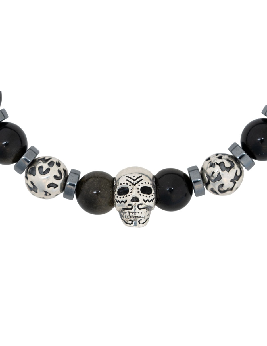Pulsera P 925 Puente entre Mundos Calavera