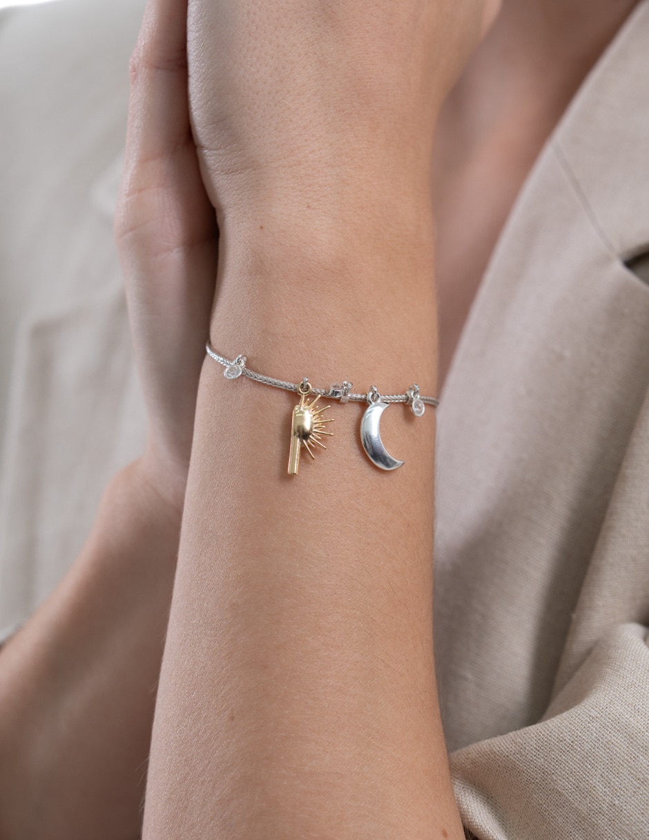 Brazalete de Plata con acabado brillante 3