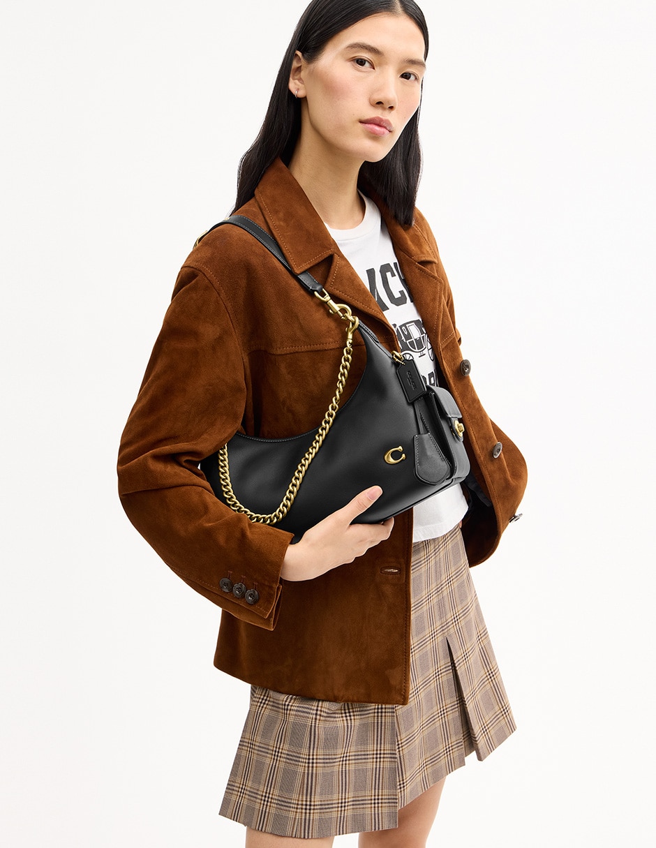 Bolsa shoulder Pocket Juliet 30 de piel para mujer 2