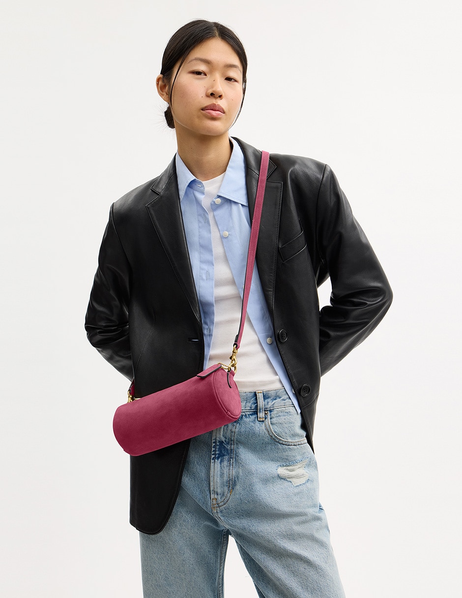 Bolsa shoulder Barrel Bag para mujer 6