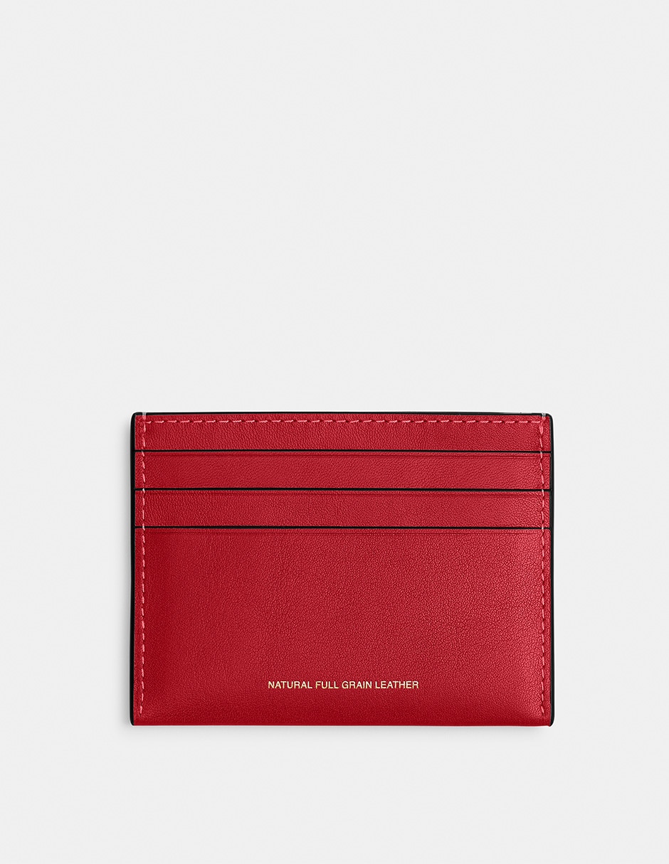 Tarjetero de piel Flat Card Case para hombre Tarjetero de piel Flat Card Case para hombre