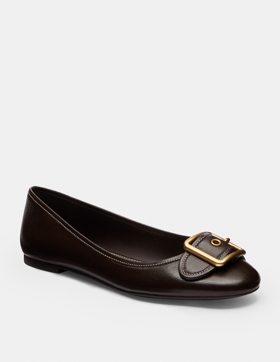 Balerina margot de piel para mujer Balerina margot de piel para mujer