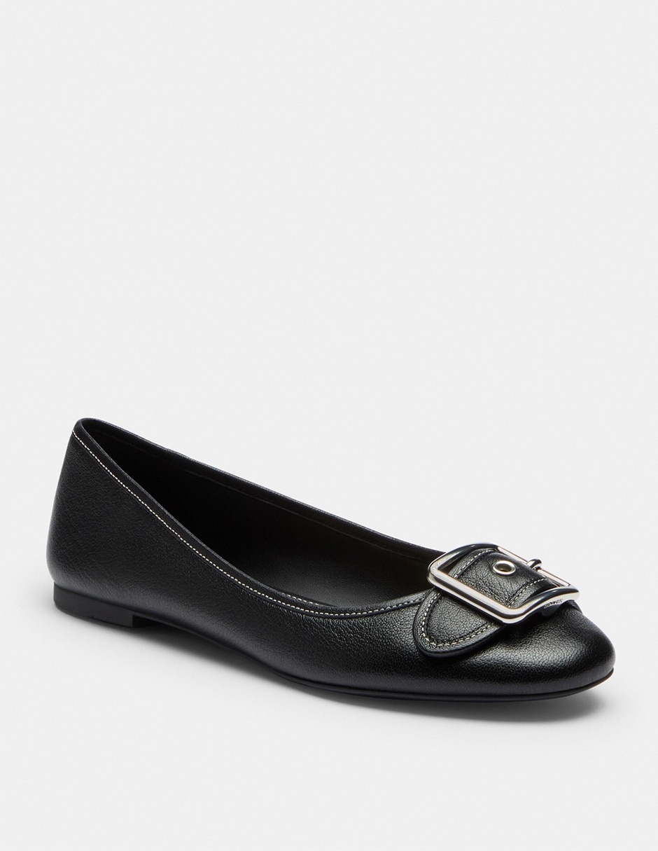 Balerina margot de piel para mujer Balerina margot de piel para mujer