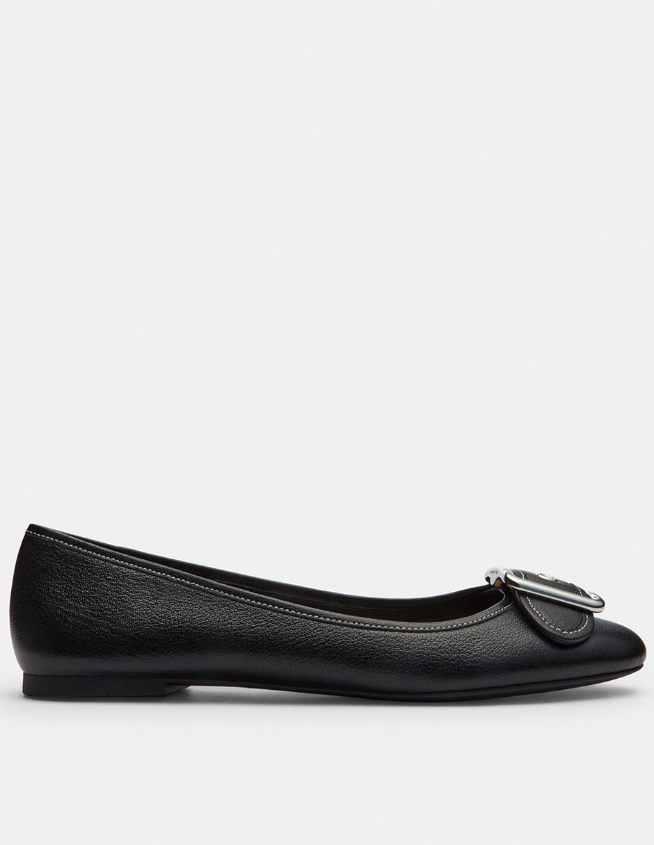 Balerina margot de piel para mujer 2