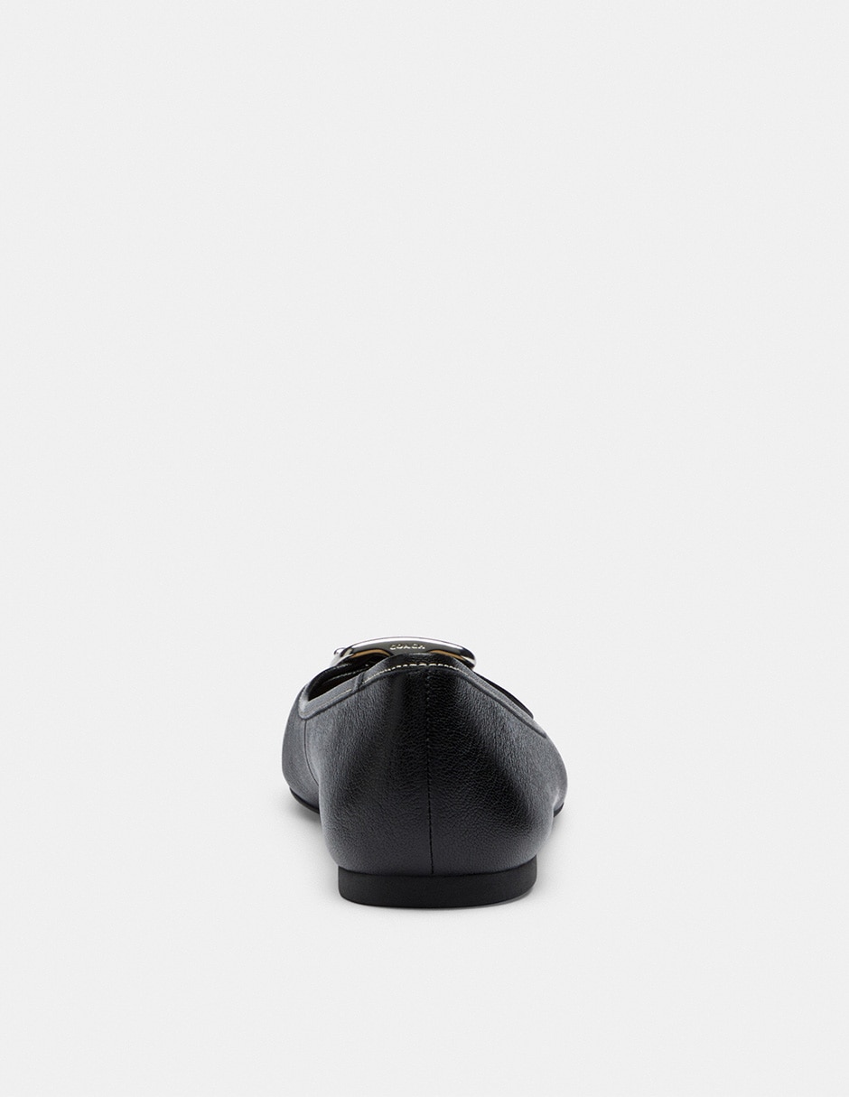 Balerina margot de piel para mujer 3