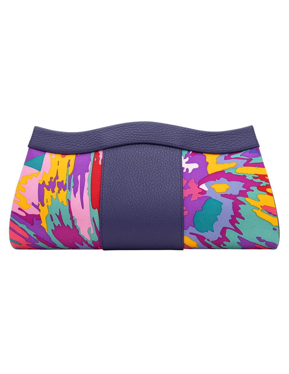 Bolsa clutch Pineda Covalin de seda para mujer