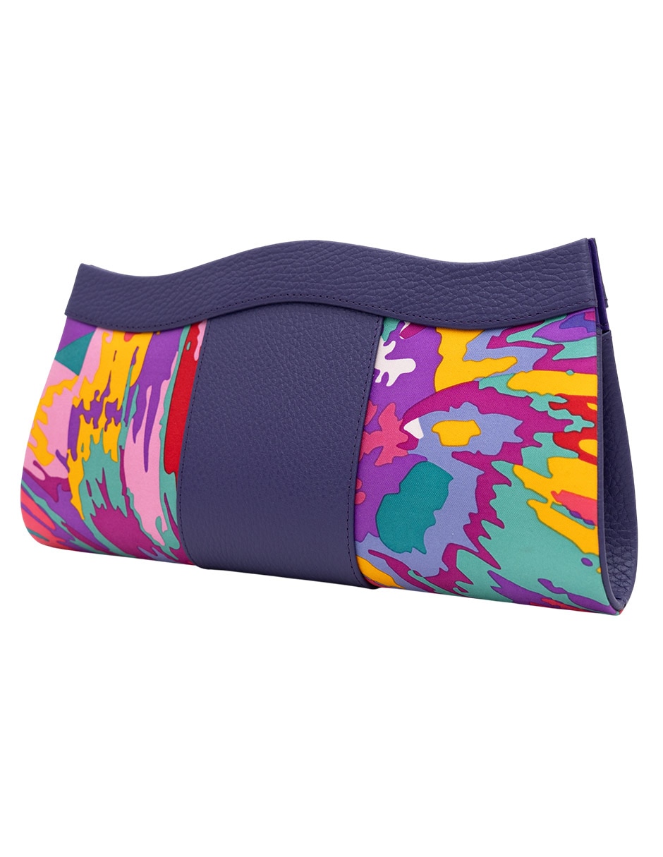 Bolsa clutch Pineda Covalin de seda para mujer