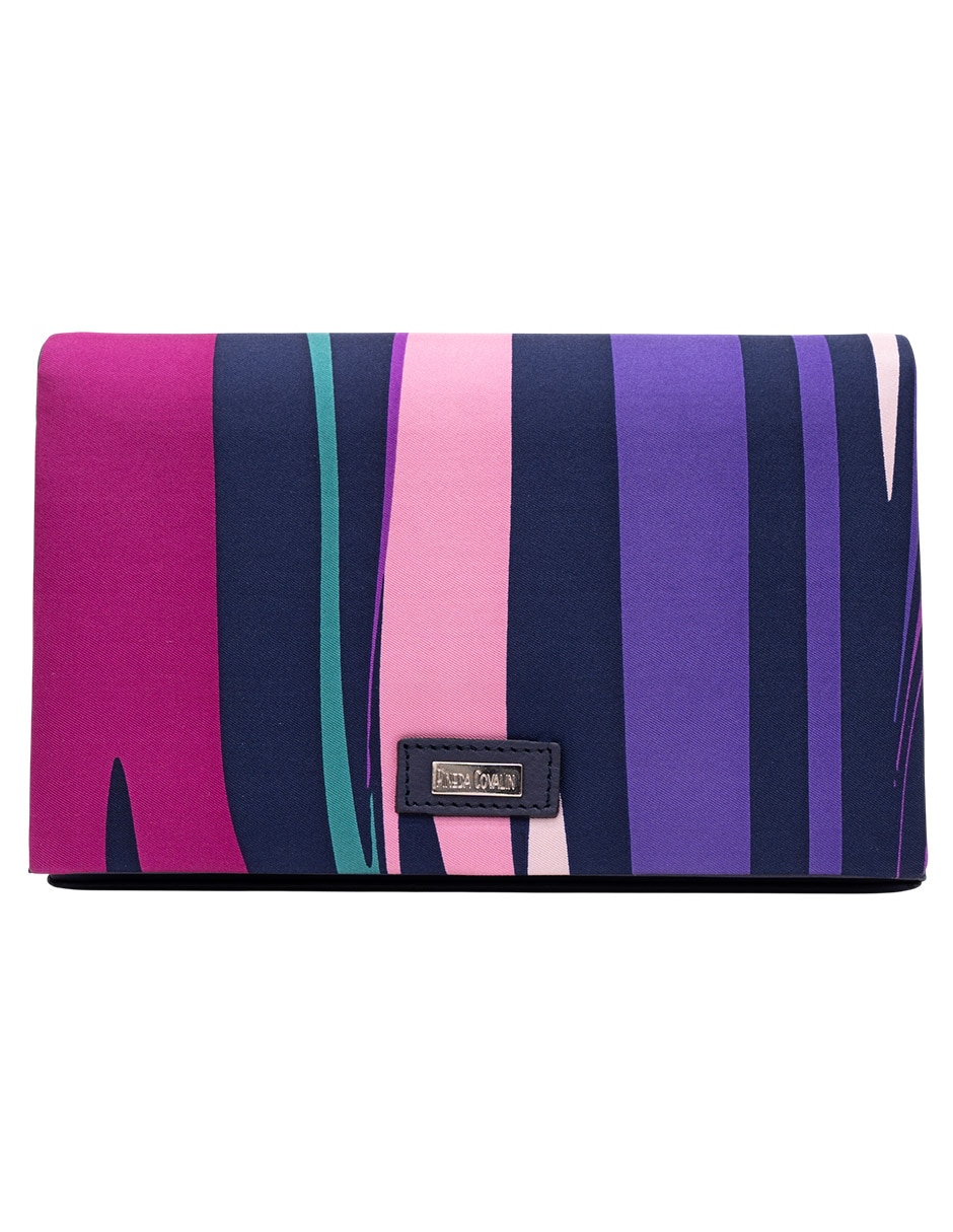 Bolsa clutch de piel para mujer 1