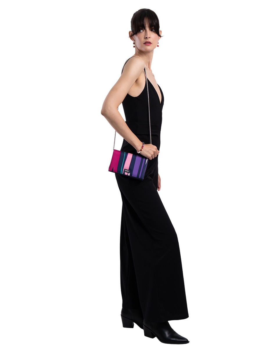 Bolsa clutch de piel para mujer 7