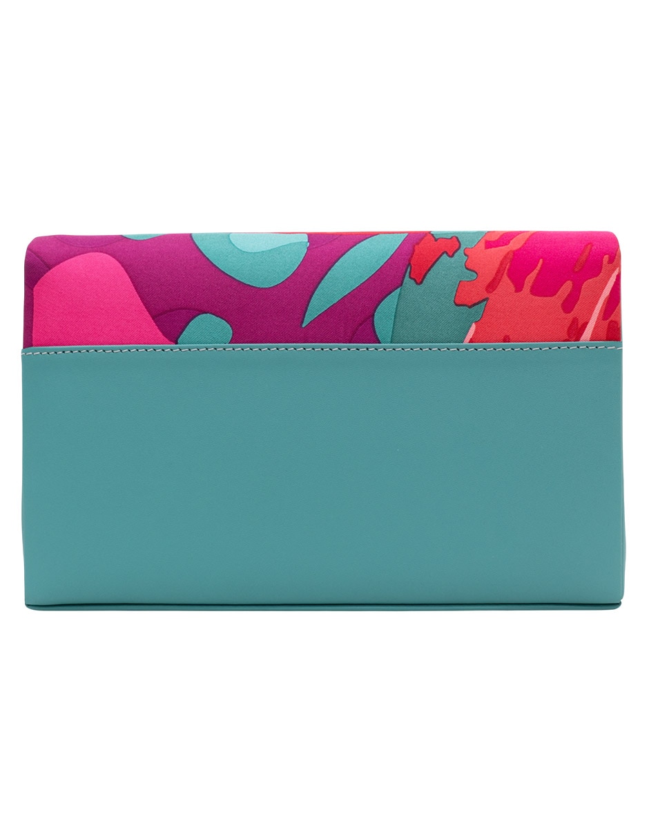 Bolsa clutch de piel para mujer 3