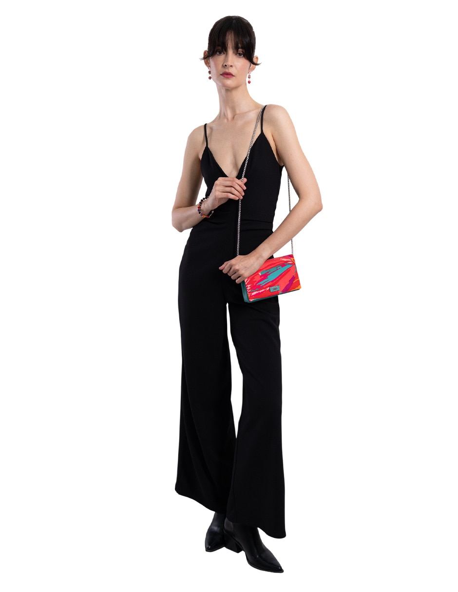 Bolsa clutch de piel para mujer 7
