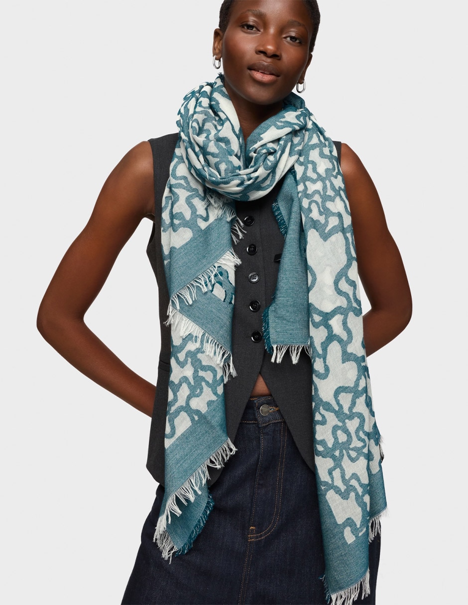 Mascada con estampado Logo para mujer
