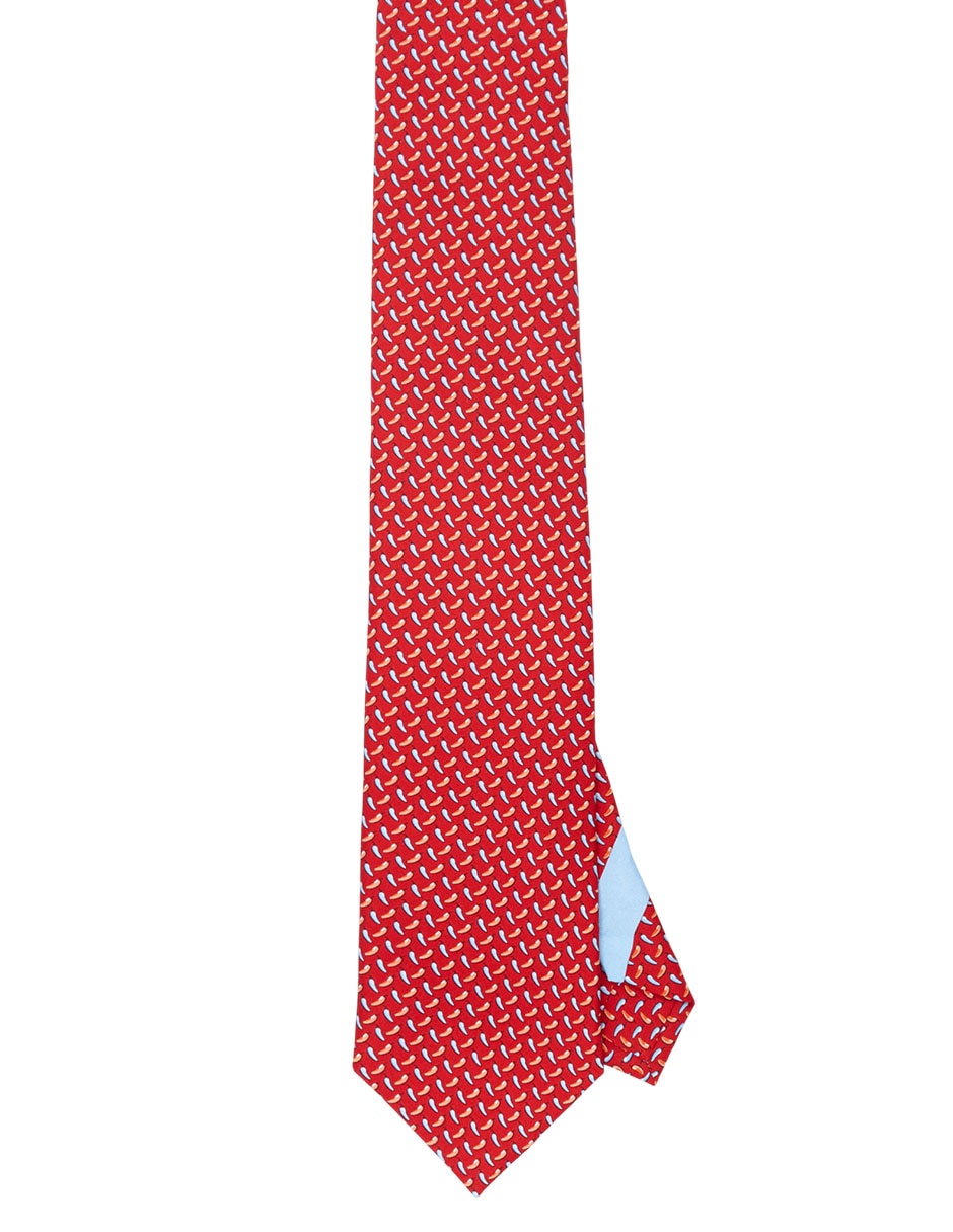 Corbata P Covalin Chiles de México regular de seda para hombre