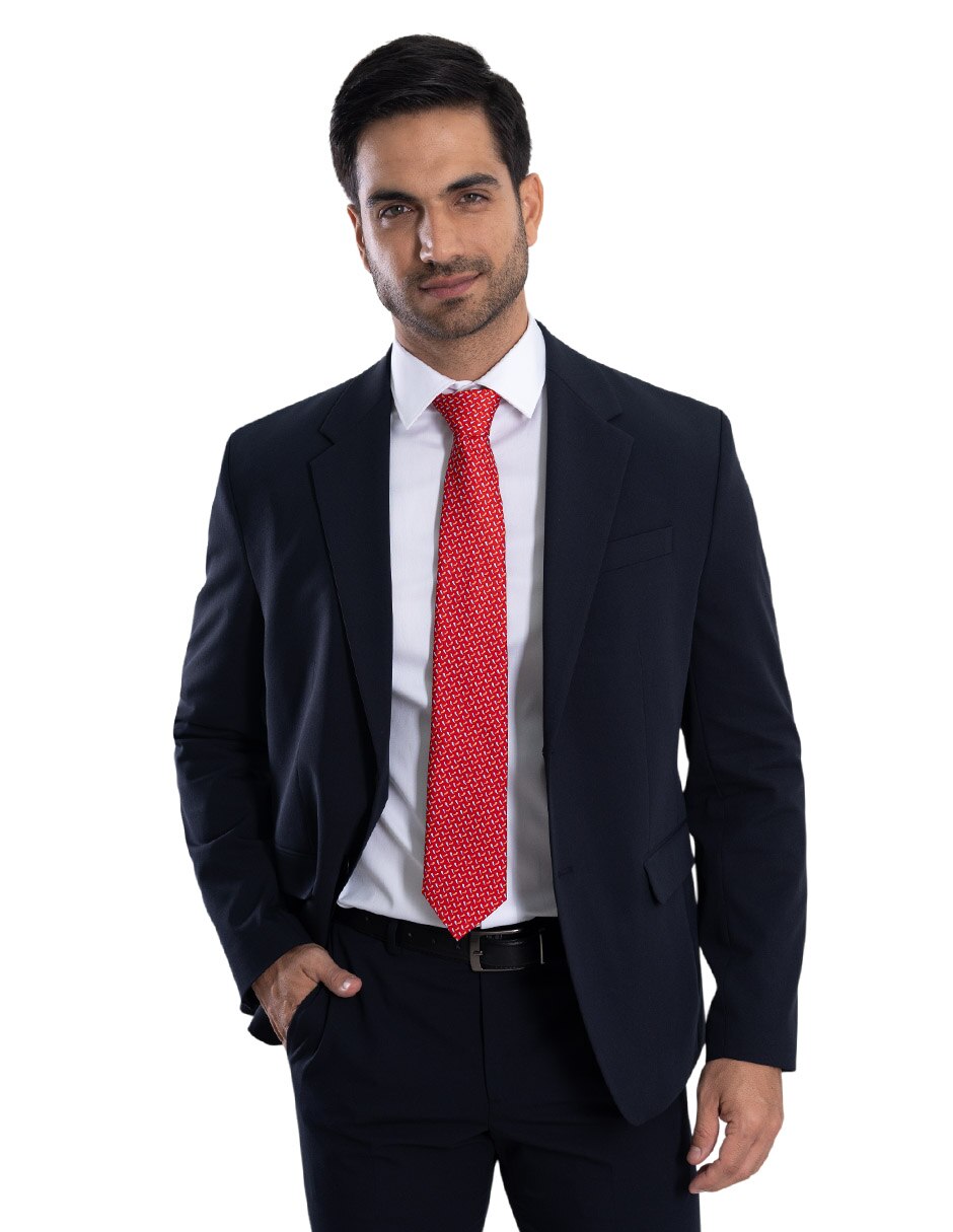 Corbata P Covalin Chiles de México regular de seda para hombre
