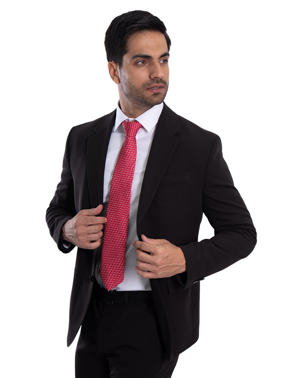 Corbata Chiles de México regular de seda para hombre 4