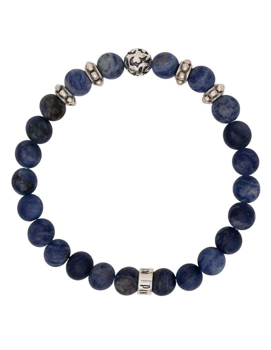 Pulsera con sodalita p 925 jaguar 1