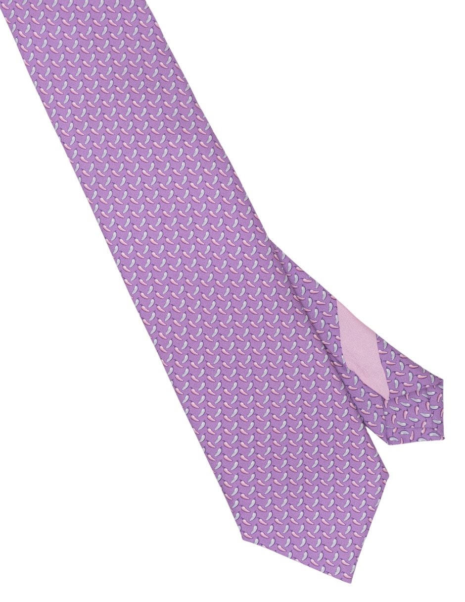Corbata P Covalin Chiles de México regular de seda para hombre
