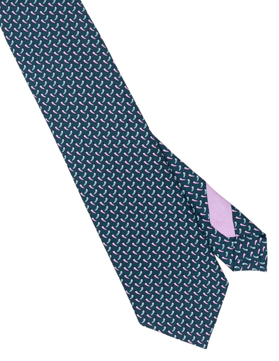 Corbata P Covalin Chiles de México regular de seda para hombre