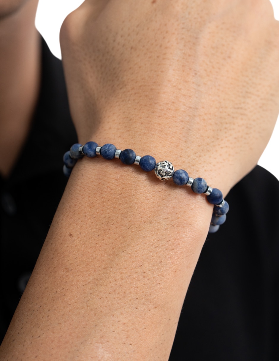 Pulsera con hematita p 925 jaguar 3