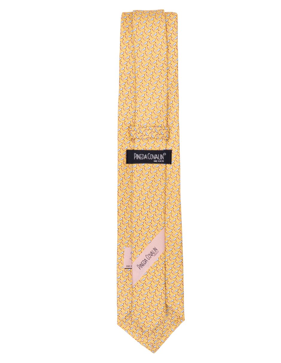 Corbata P Covalin Chiles de México regular de seda para hombre