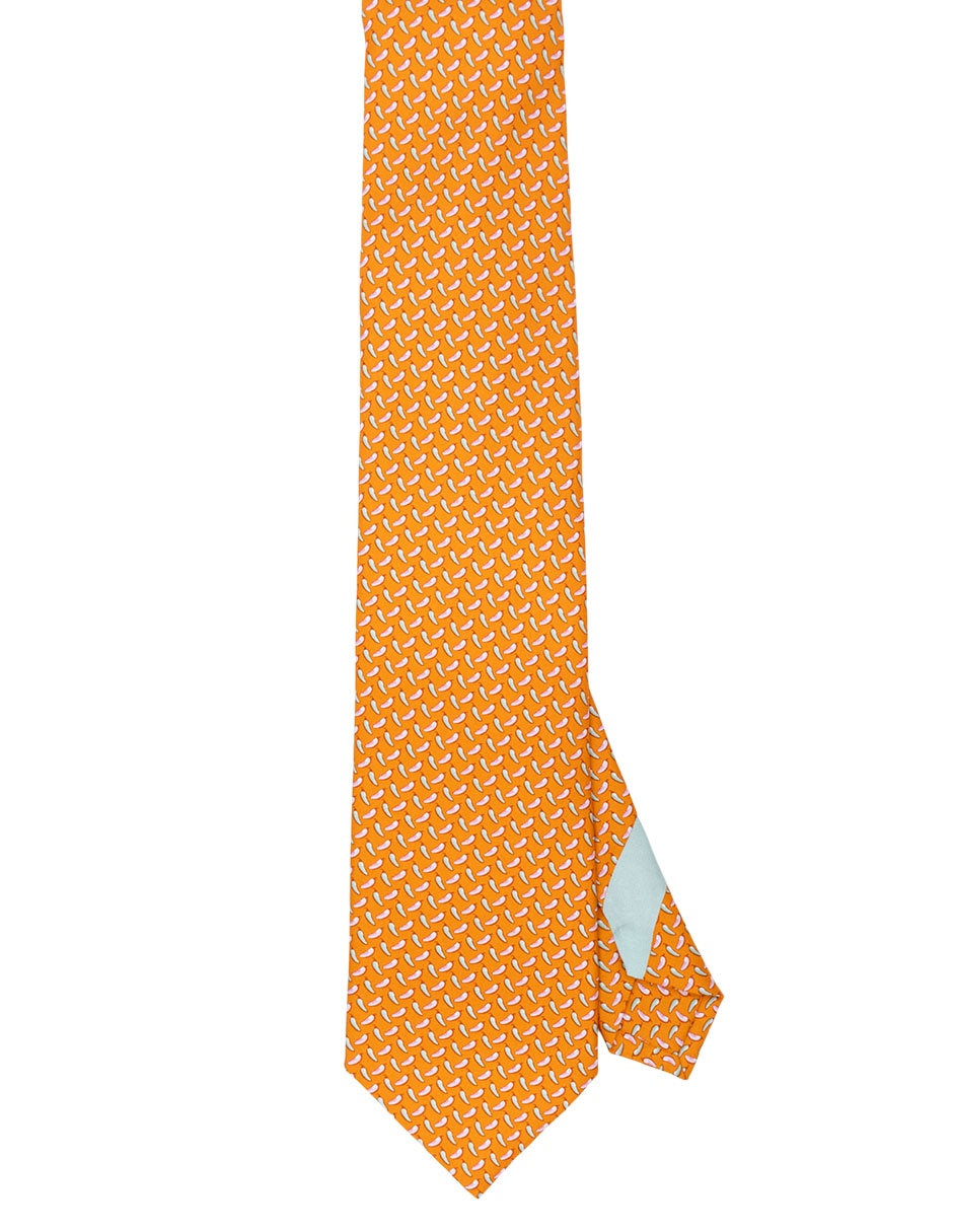 Corbata P Covalin Chiles de México regular de seda para hombre