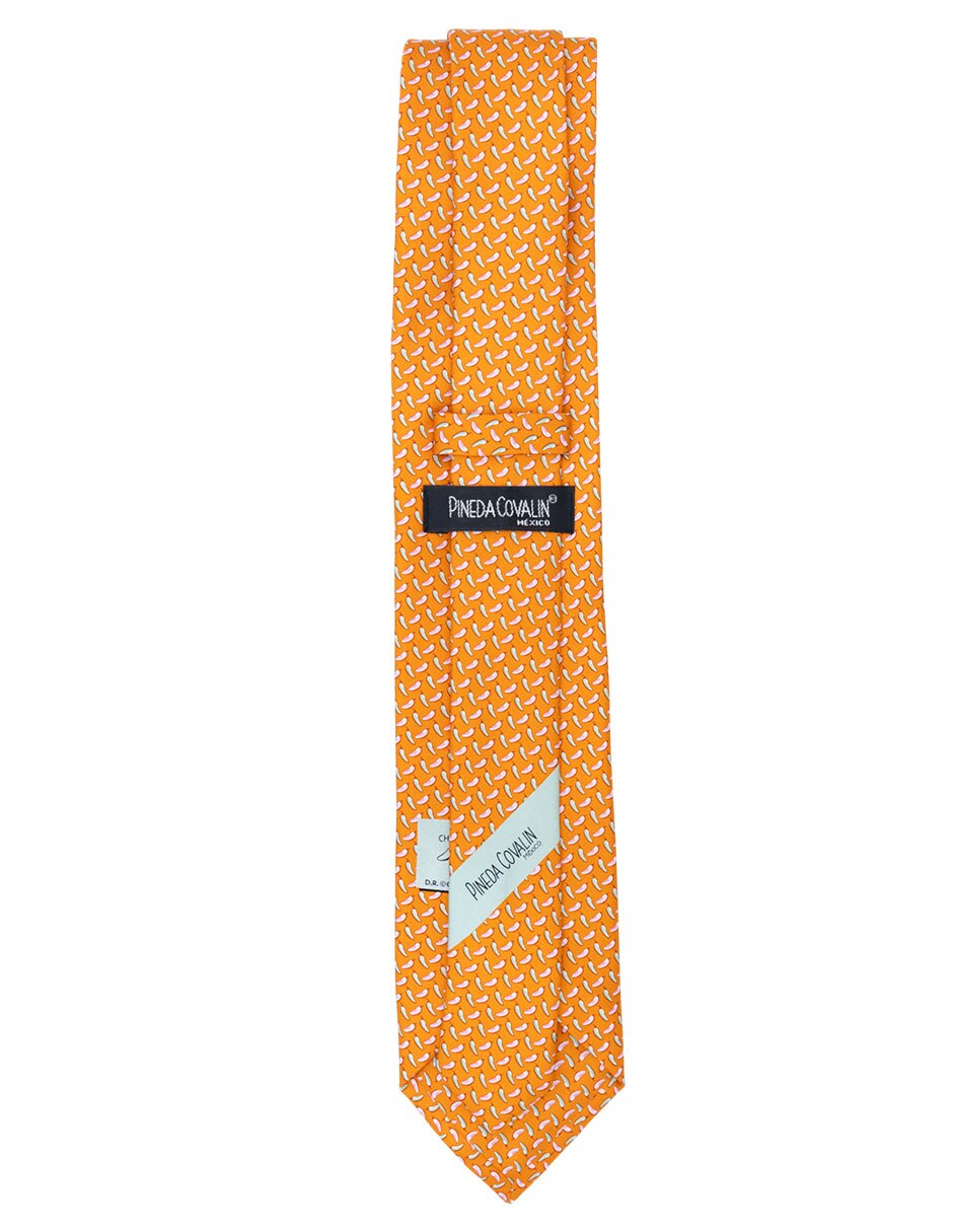 Corbata P Covalin Chiles de México regular de seda para hombre