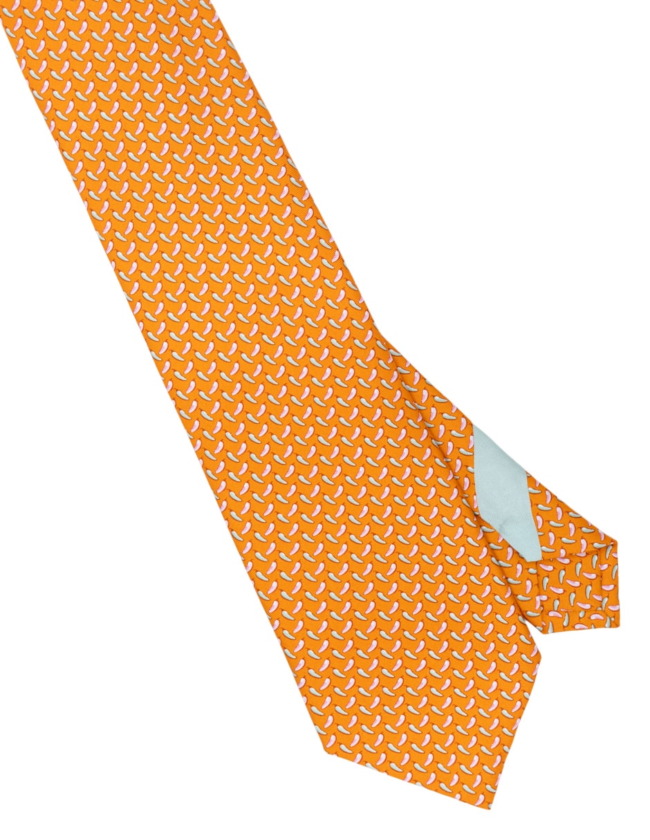 Corbata P Covalin Chiles de México regular de seda para hombre