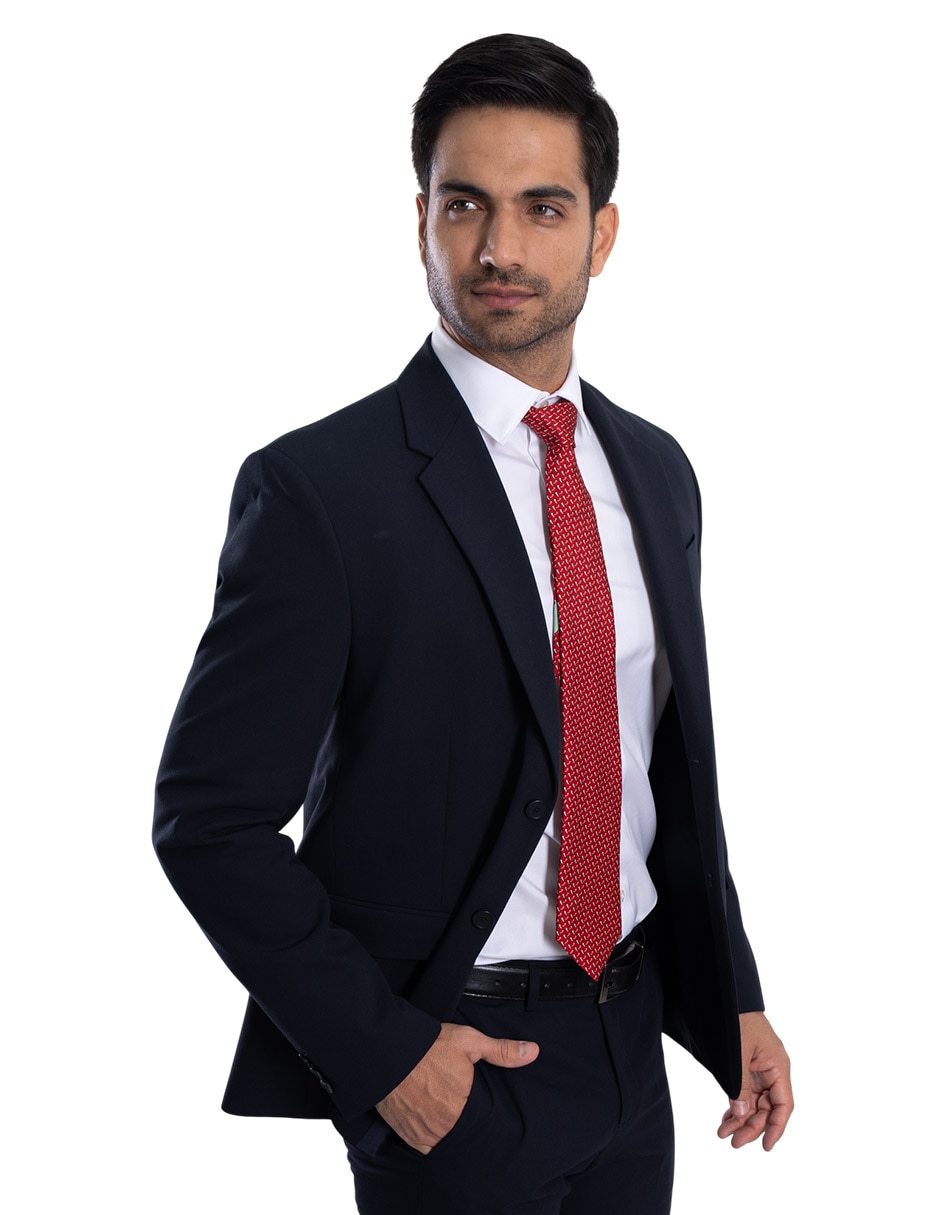Corbata Chiles de México regular de seda para hombre 4