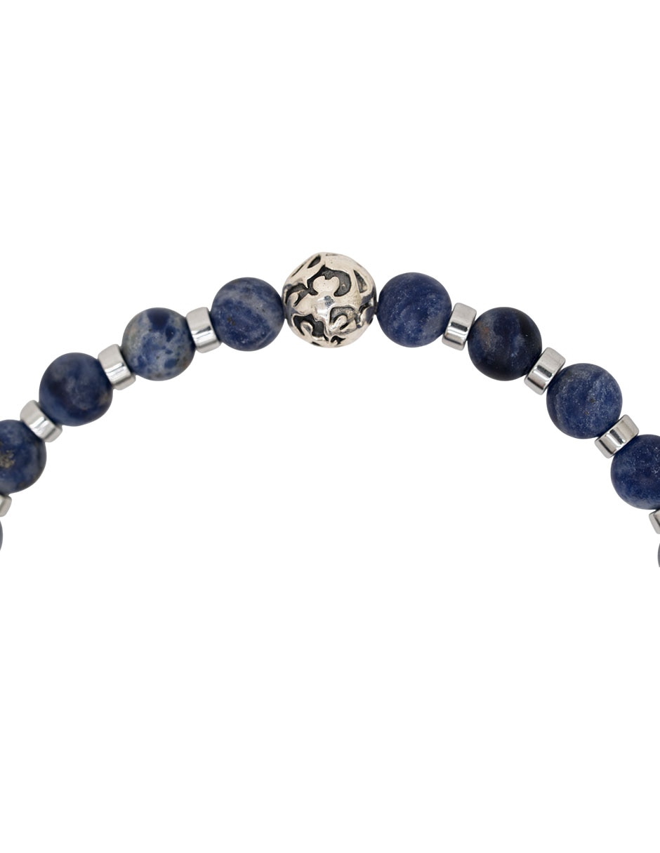 Pulsera con hematita p 925 jaguar 2