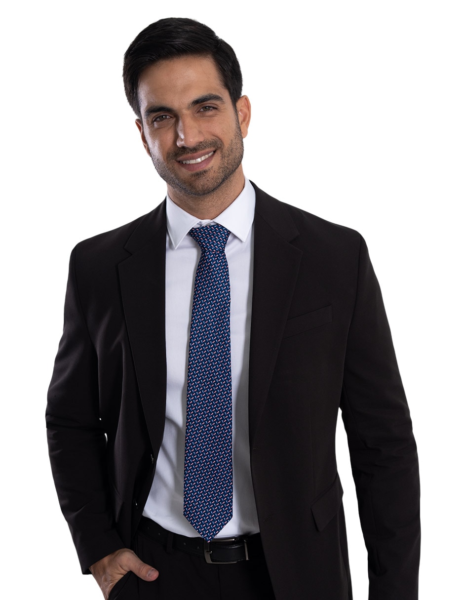 Corbata P Covalin Chiles de México regular de seda para hombre