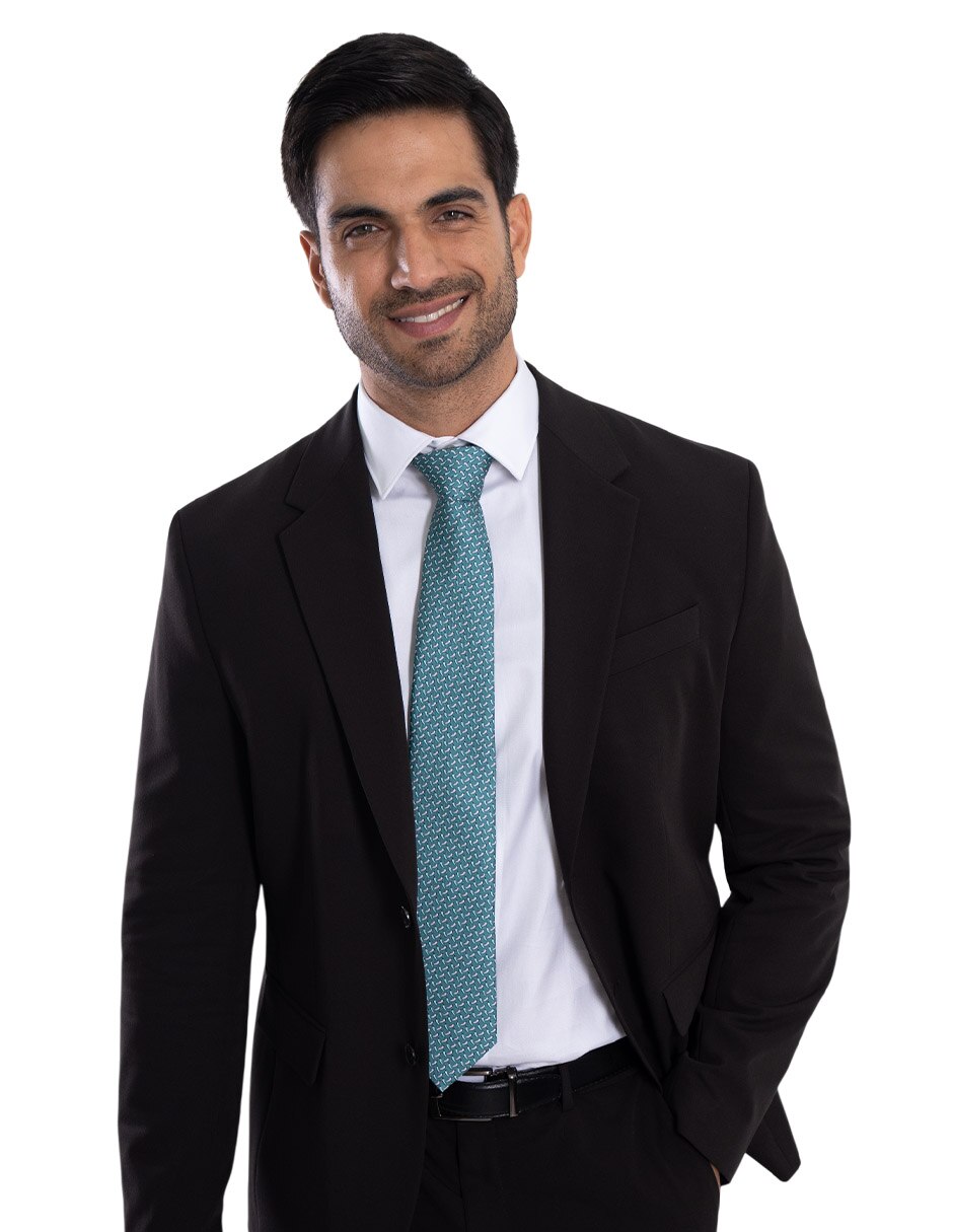 Corbata P Covalin Chiles de México regular de seda para hombre