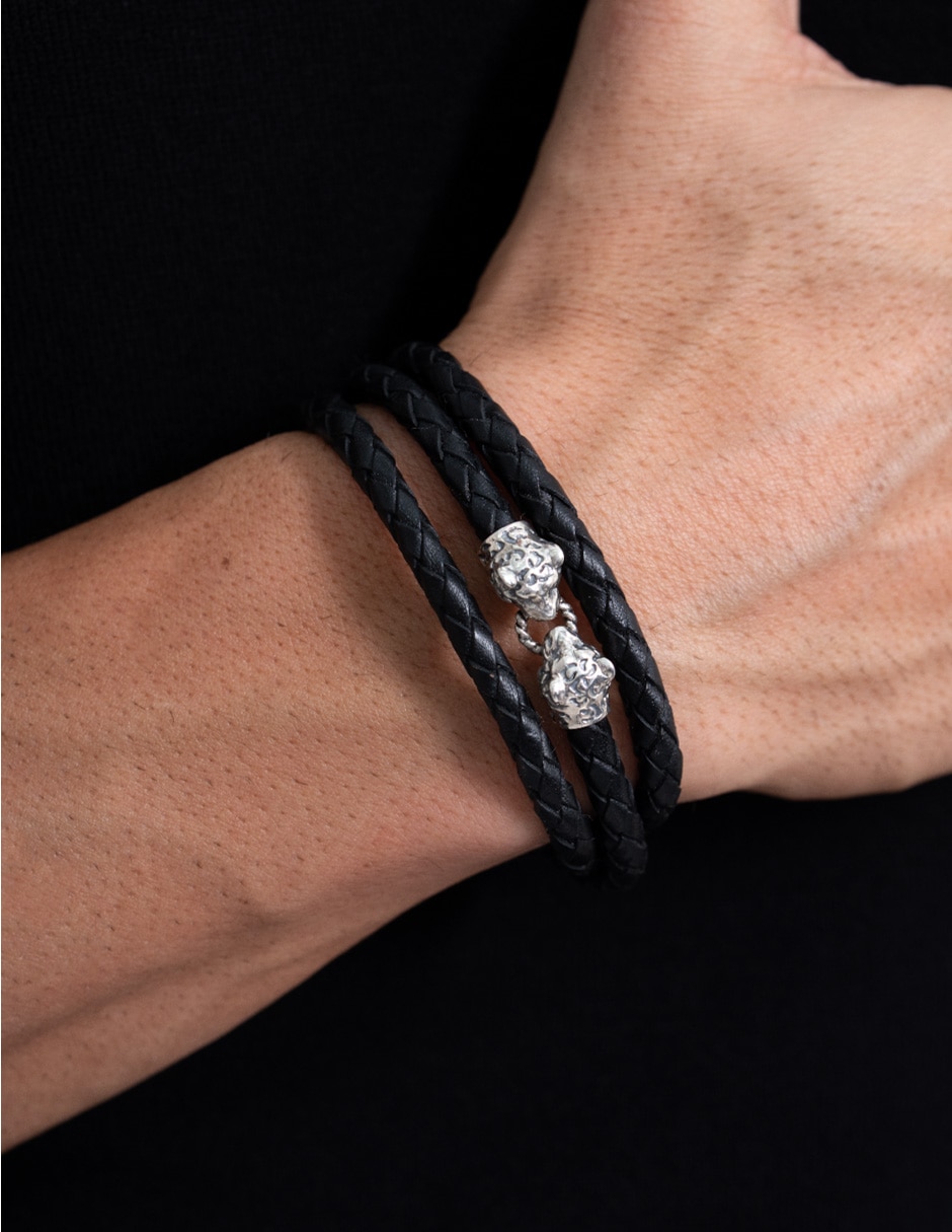 Pulsera de piel P 925 Jaguar 3