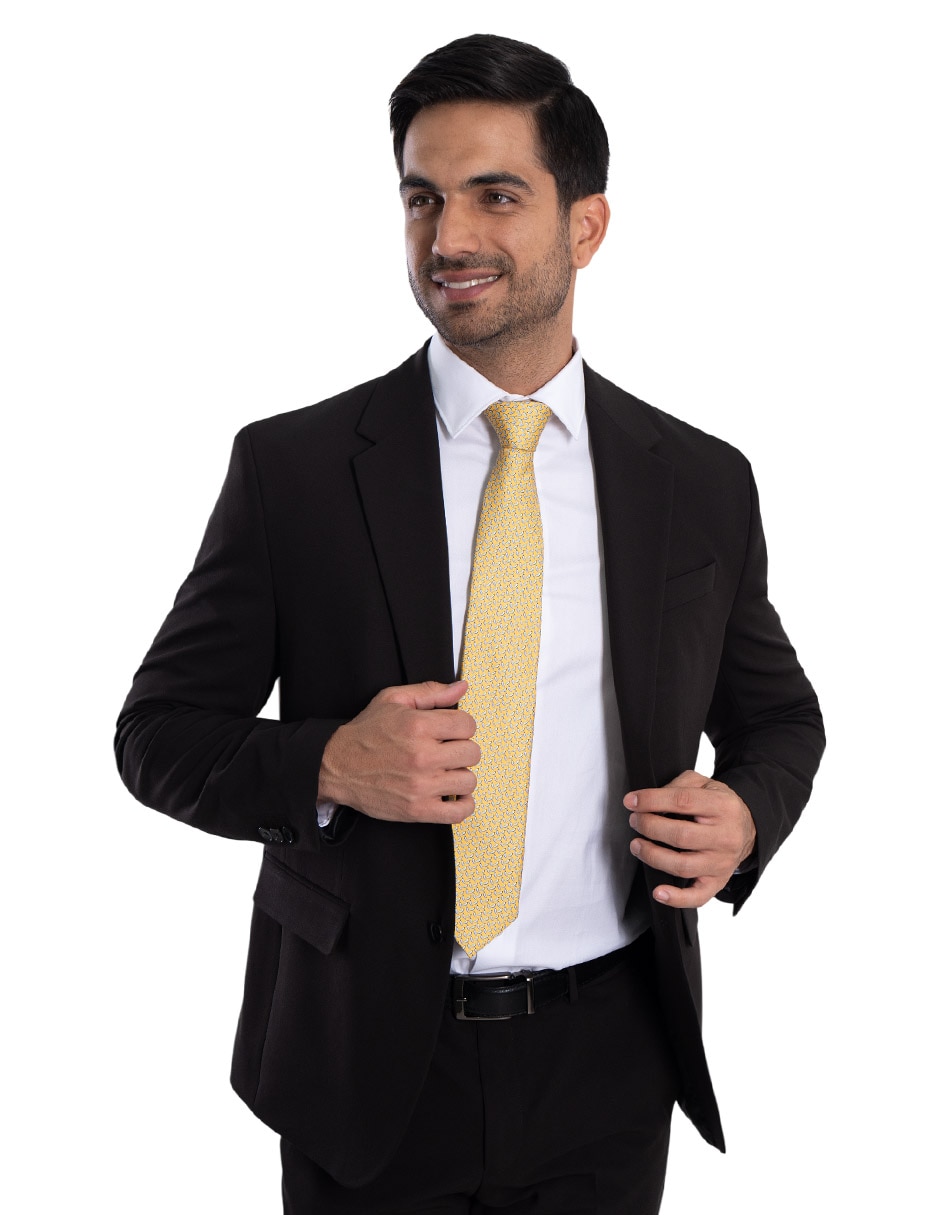 Corbata P Covalin Chiles de México regular de seda para hombre