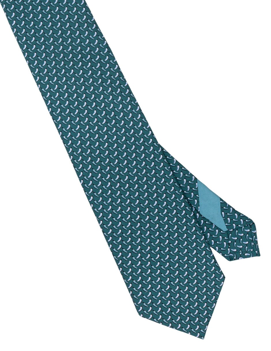 Corbata P Covalin Chiles de México regular de seda para hombre