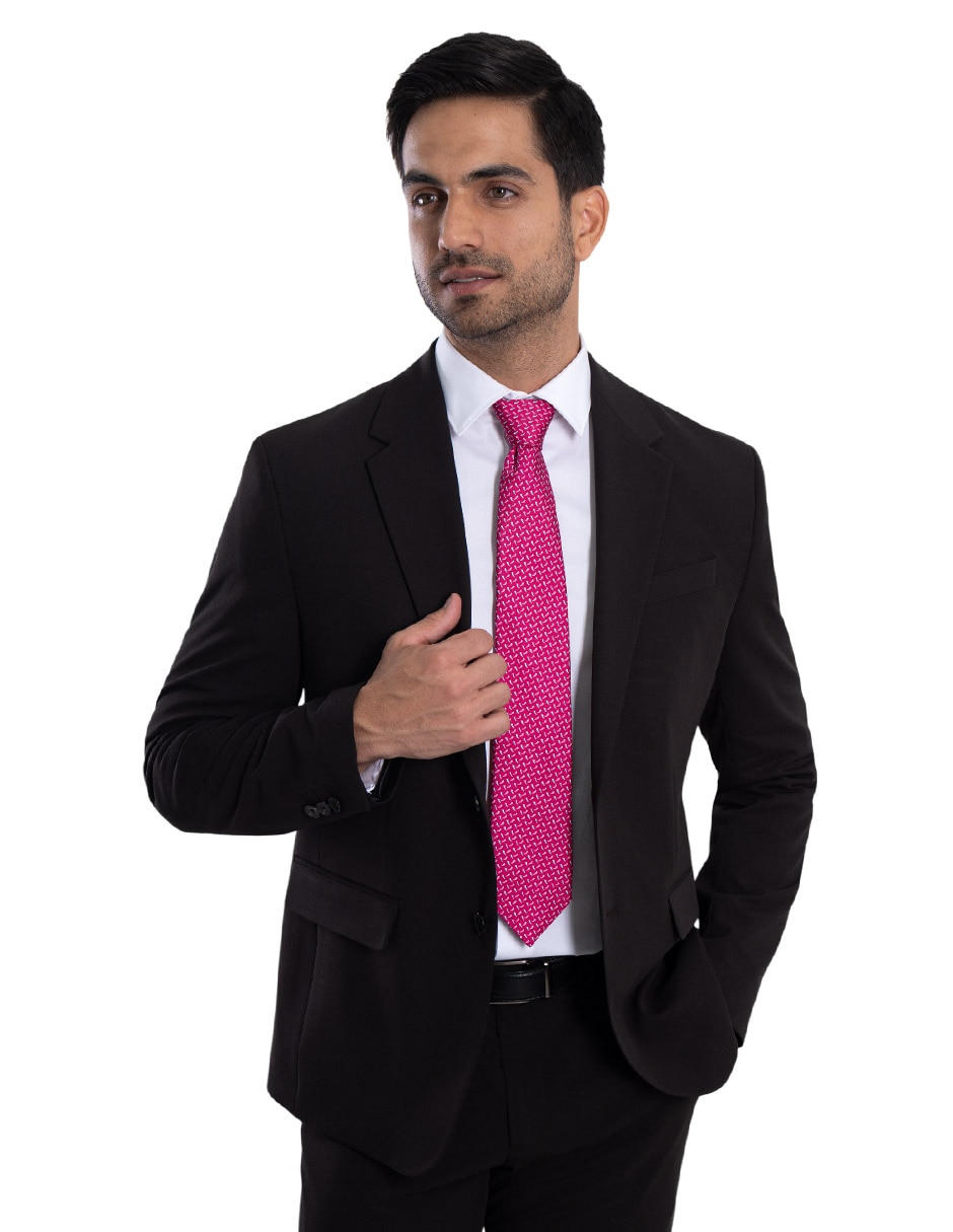 Corbata P Covalin Chiles de México regular de seda para hombre