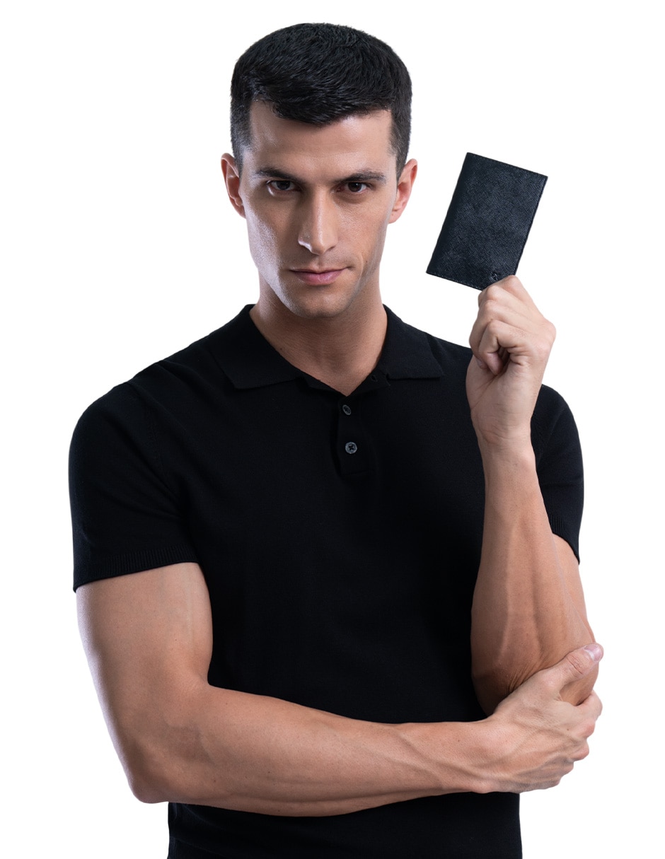 Tarjetero piel campos agave para hombre 2