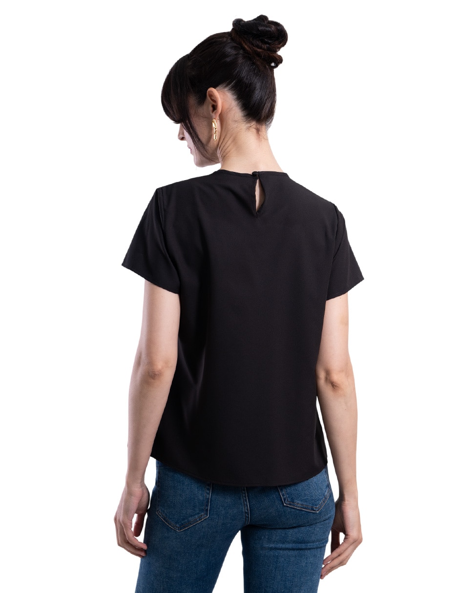 Blusa mariposa macro manga 3/4 para mujer 2