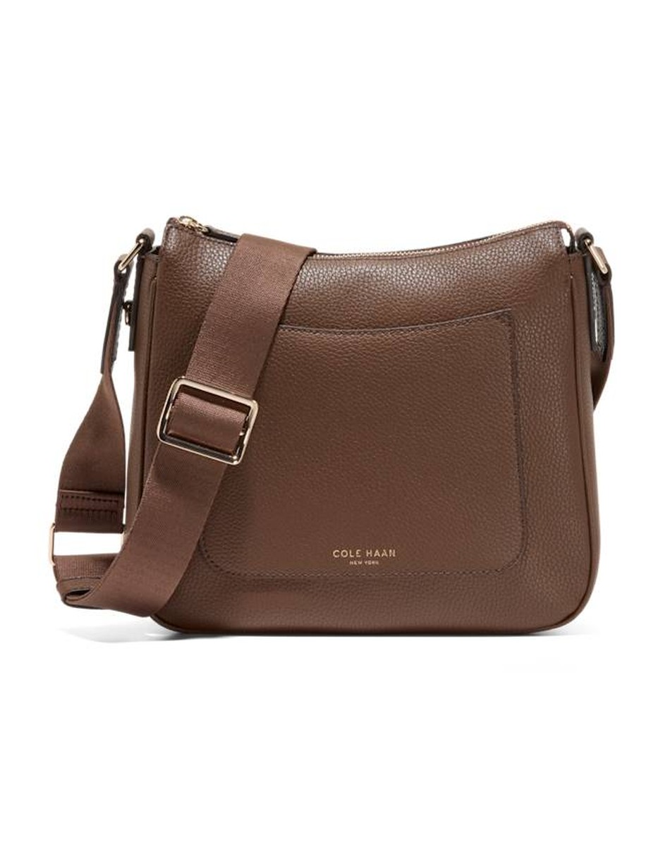 Bolsa crossbody de piel para mujer