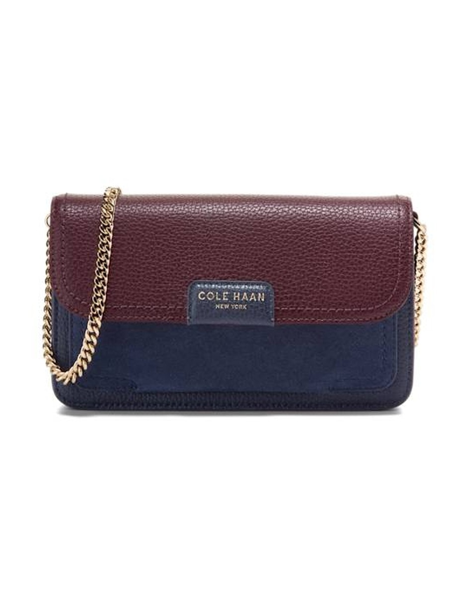 Bolsa crossbody de piel para mujer