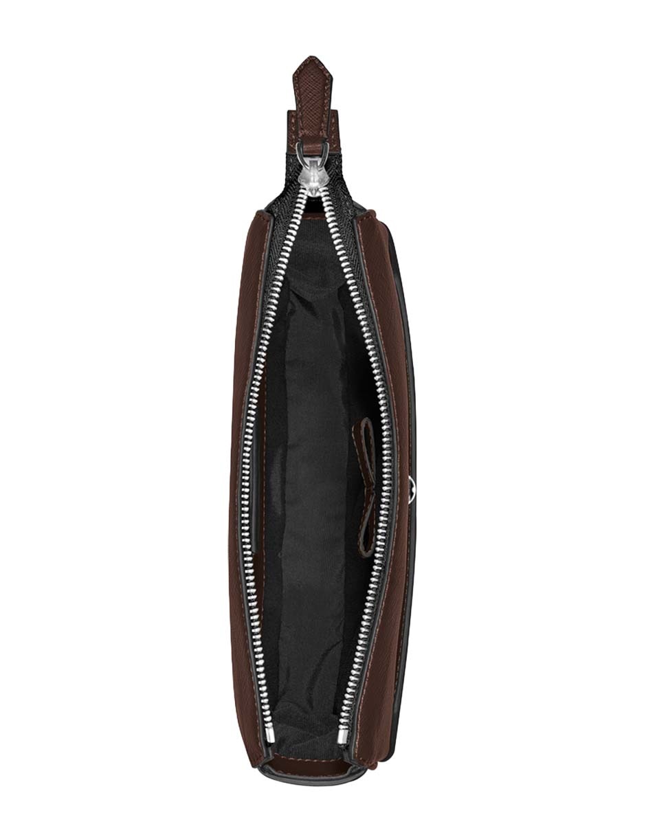 Bolsa messenger montblanc de piel unisex