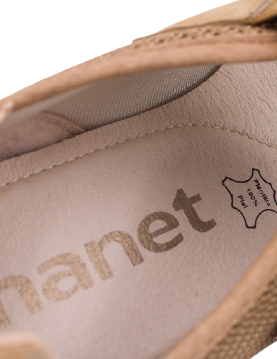 Tenis jade 08 camel para mujer 2