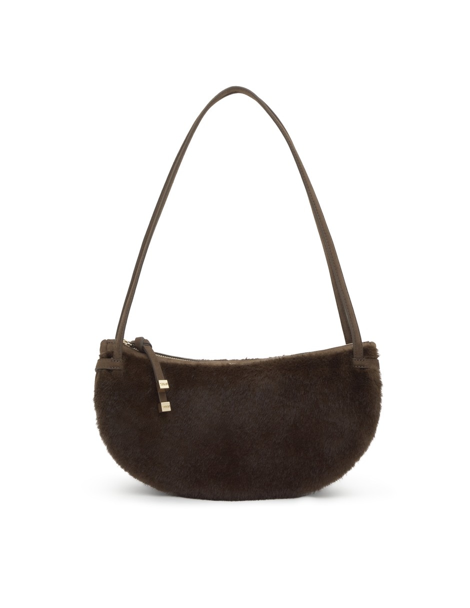 Bolsa shoulder Tous Halfmoon de piel para mujer